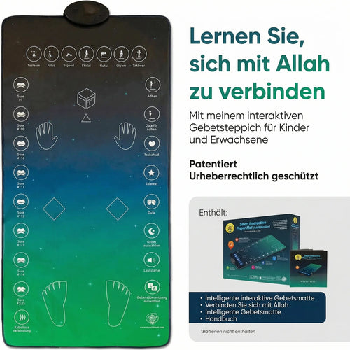 Interaktiver Lern-Gebetsteppich für Muslime